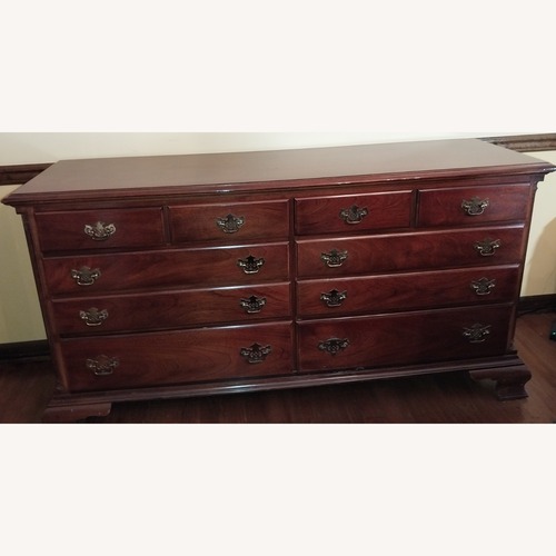 Used American Drew Dark Brown Wood Dresser for sale on AptDeco