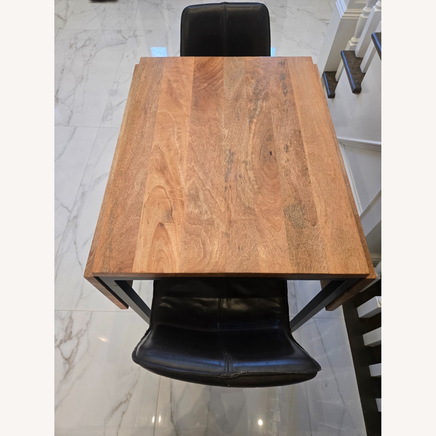 West Elm Box Frame Drop Leaf Extendable Table (24"–48") - image-4