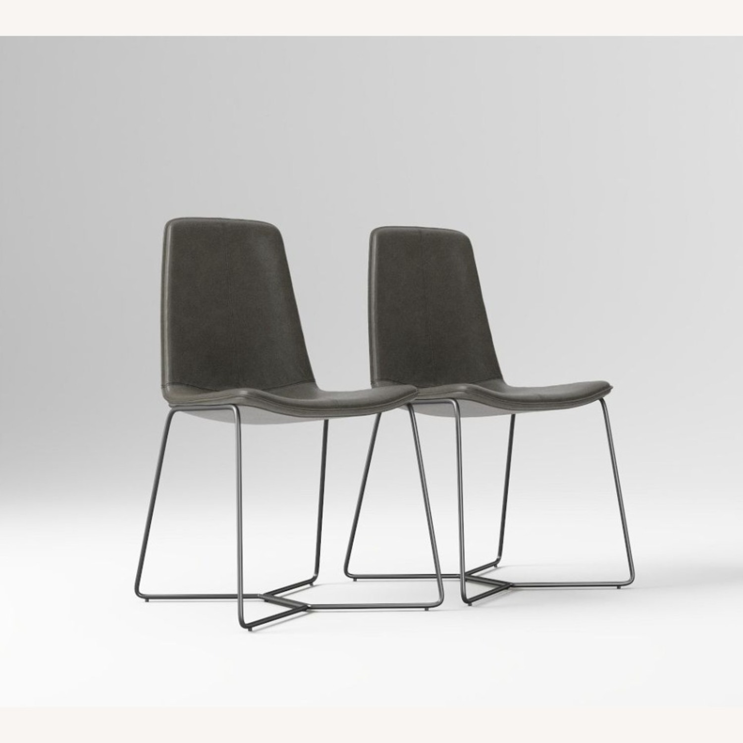 West Elm Slope Dining Chairs - Set of 2 - image-3