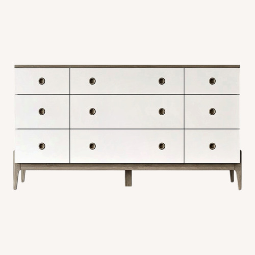 Used Crate & Barrel White Wood Dresser for sale on AptDeco
