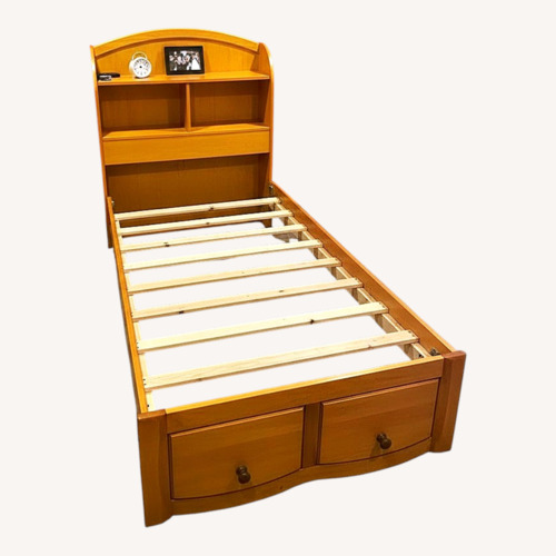 Used Raymour & Flanigan Twin Bed Set for sale on AptDeco