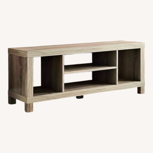 Used Natural Wood Media Storage for sale on AptDeco