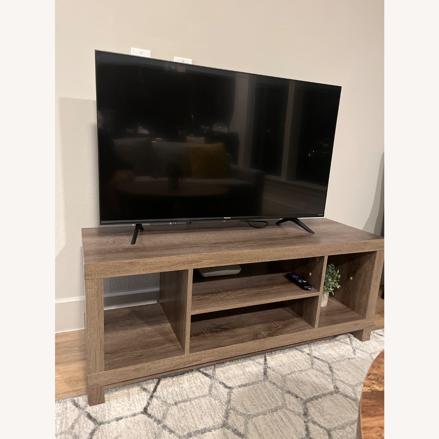 Natural Wood Media Storage - image-2