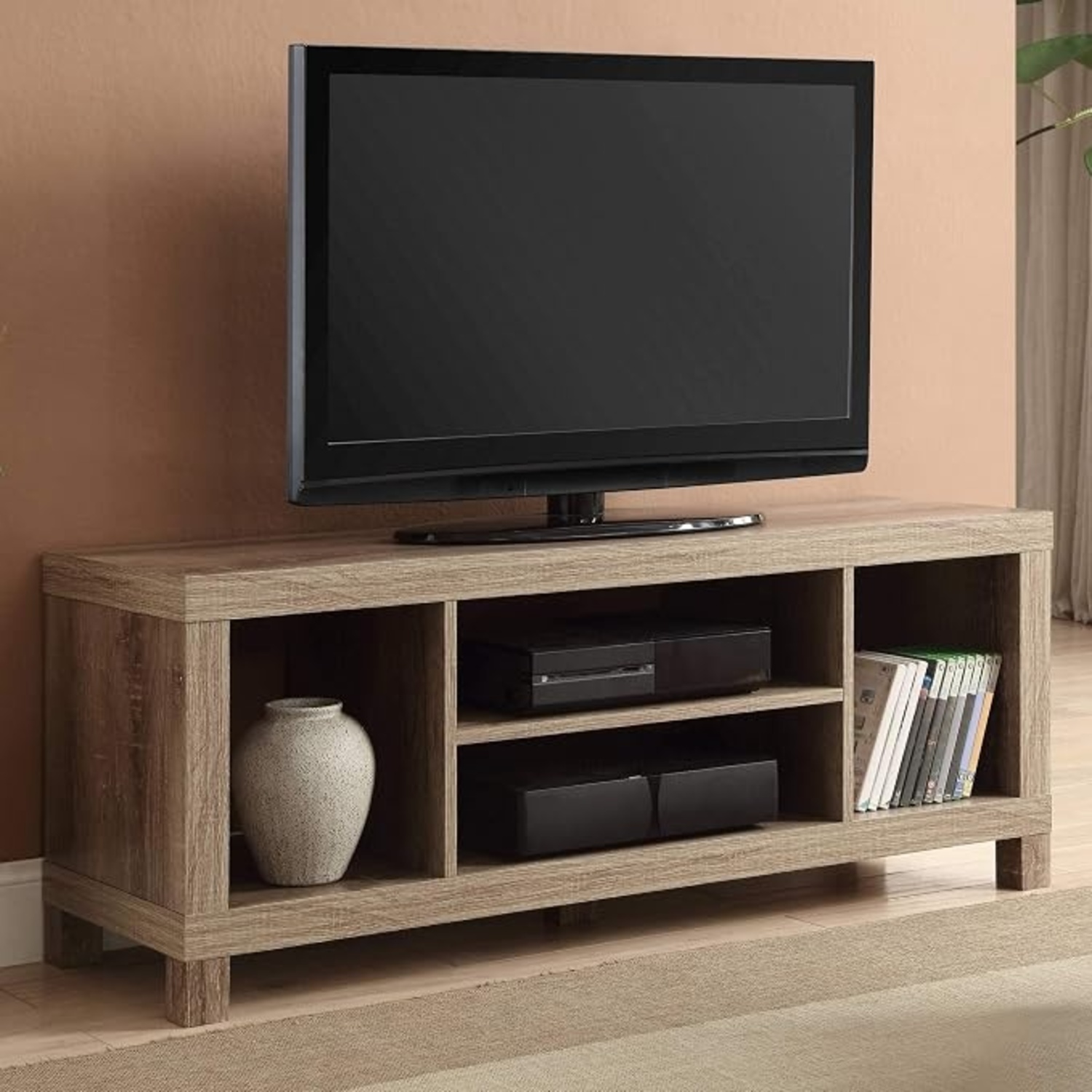 Natural Wood Media Storage - image-4