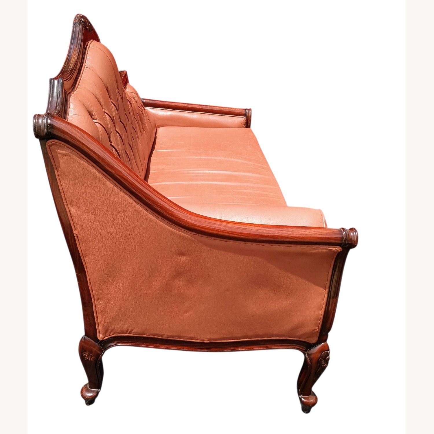Vintage/Antique Finds Orange 3+ Seater Sofa - image-5