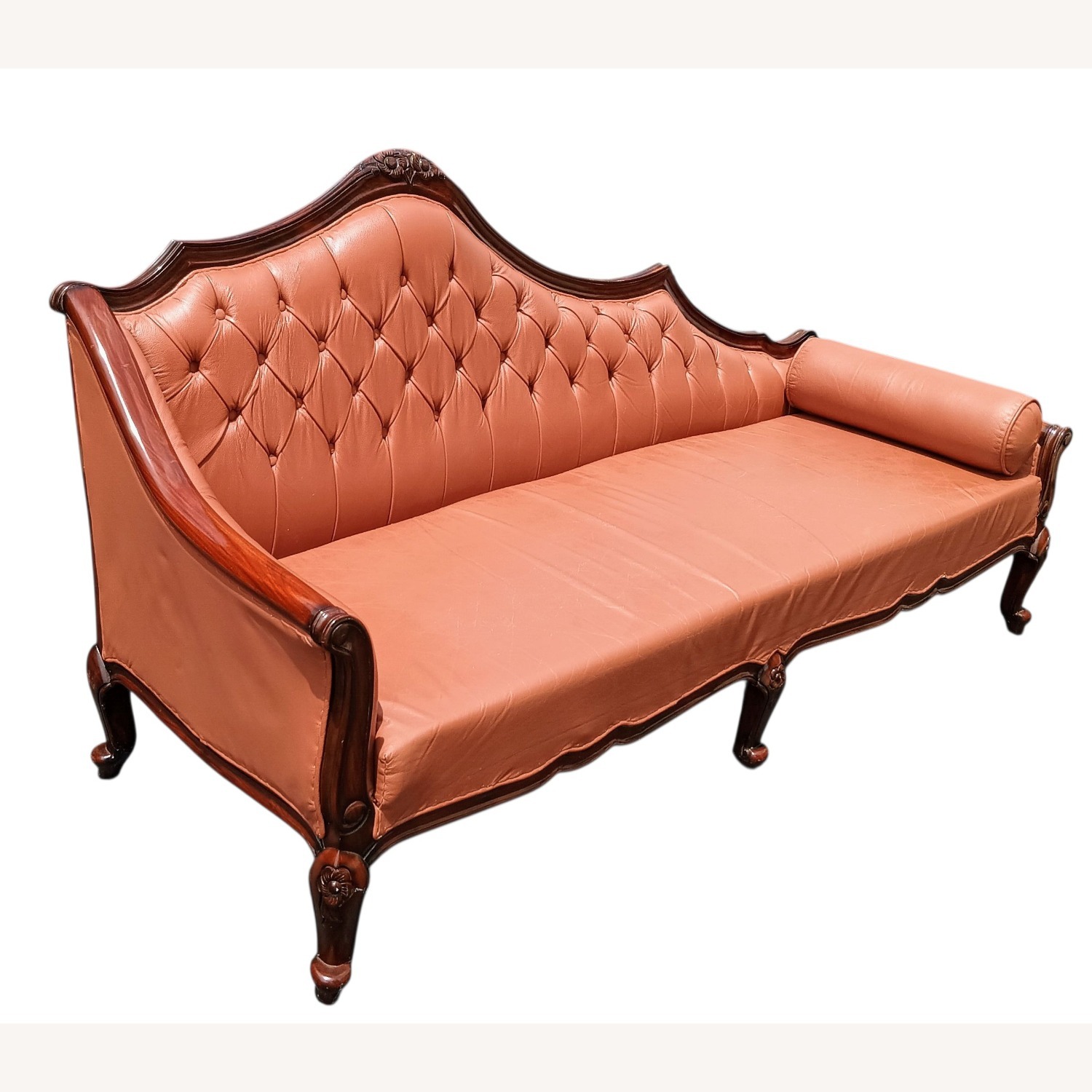 Vintage/Antique Finds Orange 3+ Seater Sofa - image-3