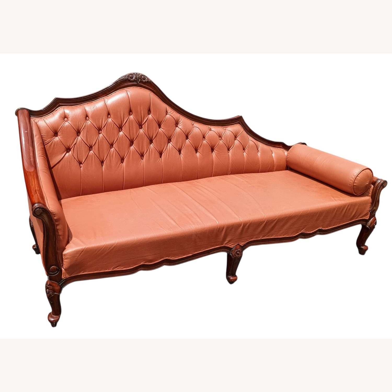 Vintage/Antique Finds Orange 3+ Seater Sofa - image-8