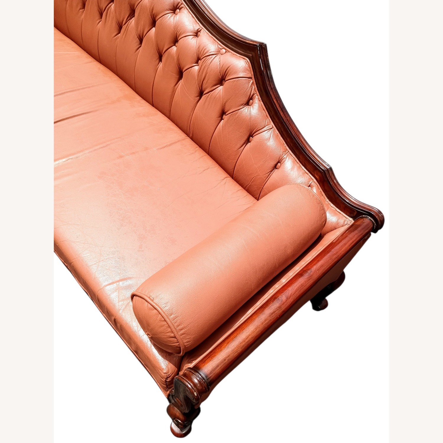 Vintage/Antique Finds Orange 3+ Seater Sofa - image-7