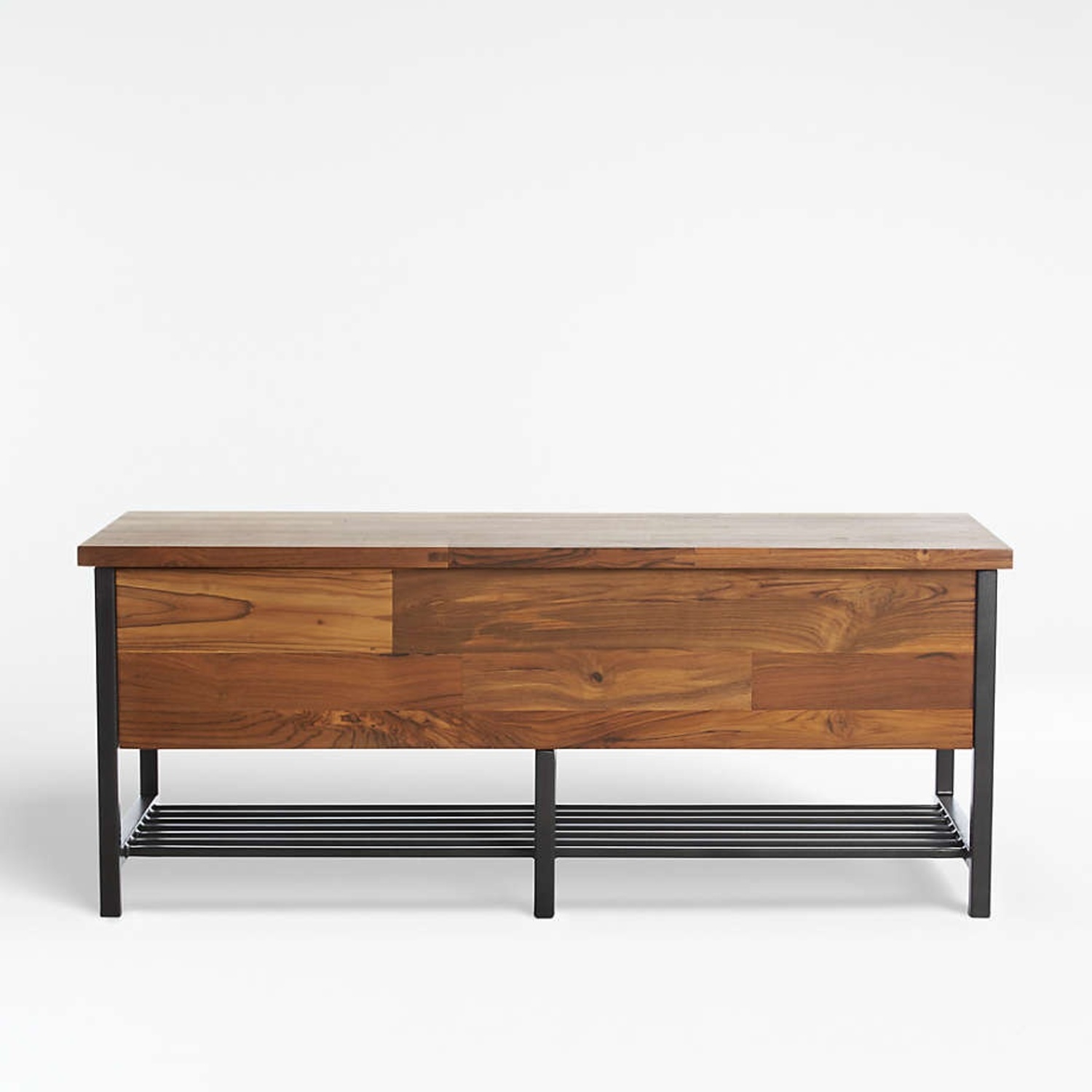 Crate & Barrel Reclaimed Teak Storage Bench  - image-8