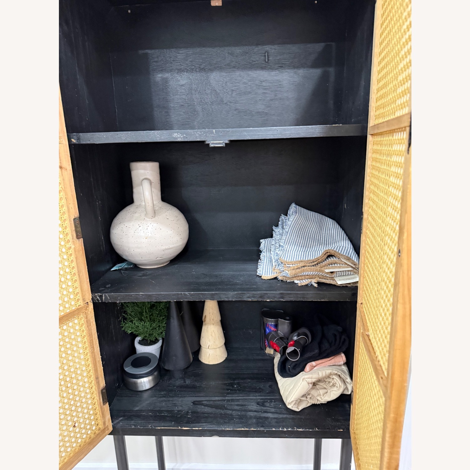 West Elm Dolores Natural Wood Armoire - image-3