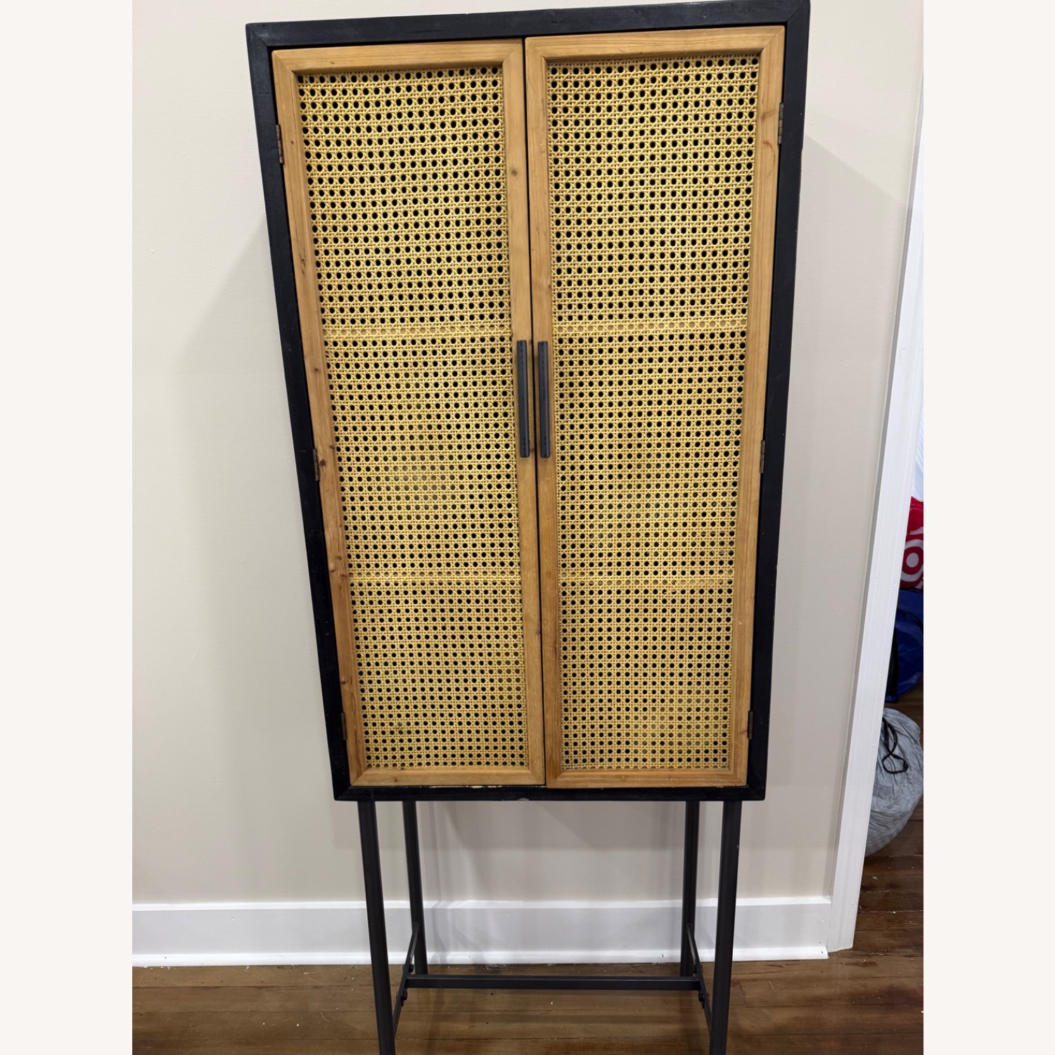 West Elm Dolores Natural Wood Armoire - image-1