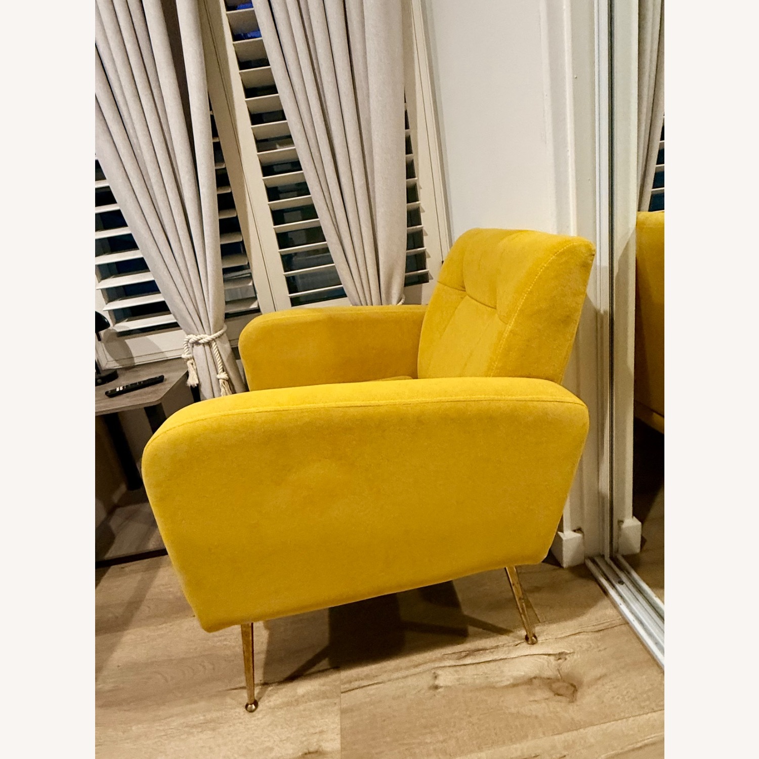 Wayfair Floriana Yellow Armchair - image-3