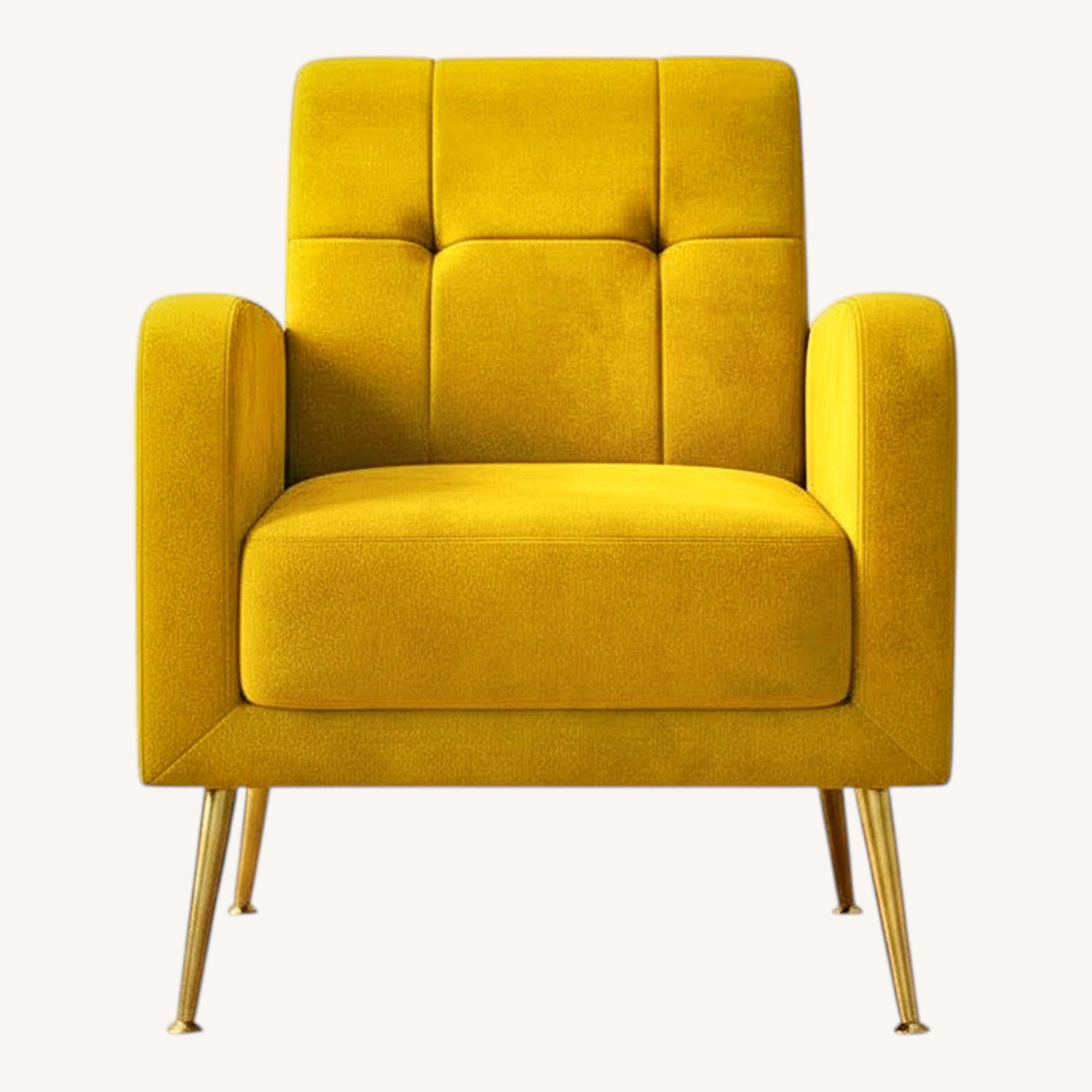 Wayfair Floriana Yellow Armchair - image-0