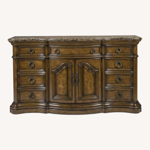 Used Pulaski Furniture Dark Brown Wood Dresser for sale on AptDeco