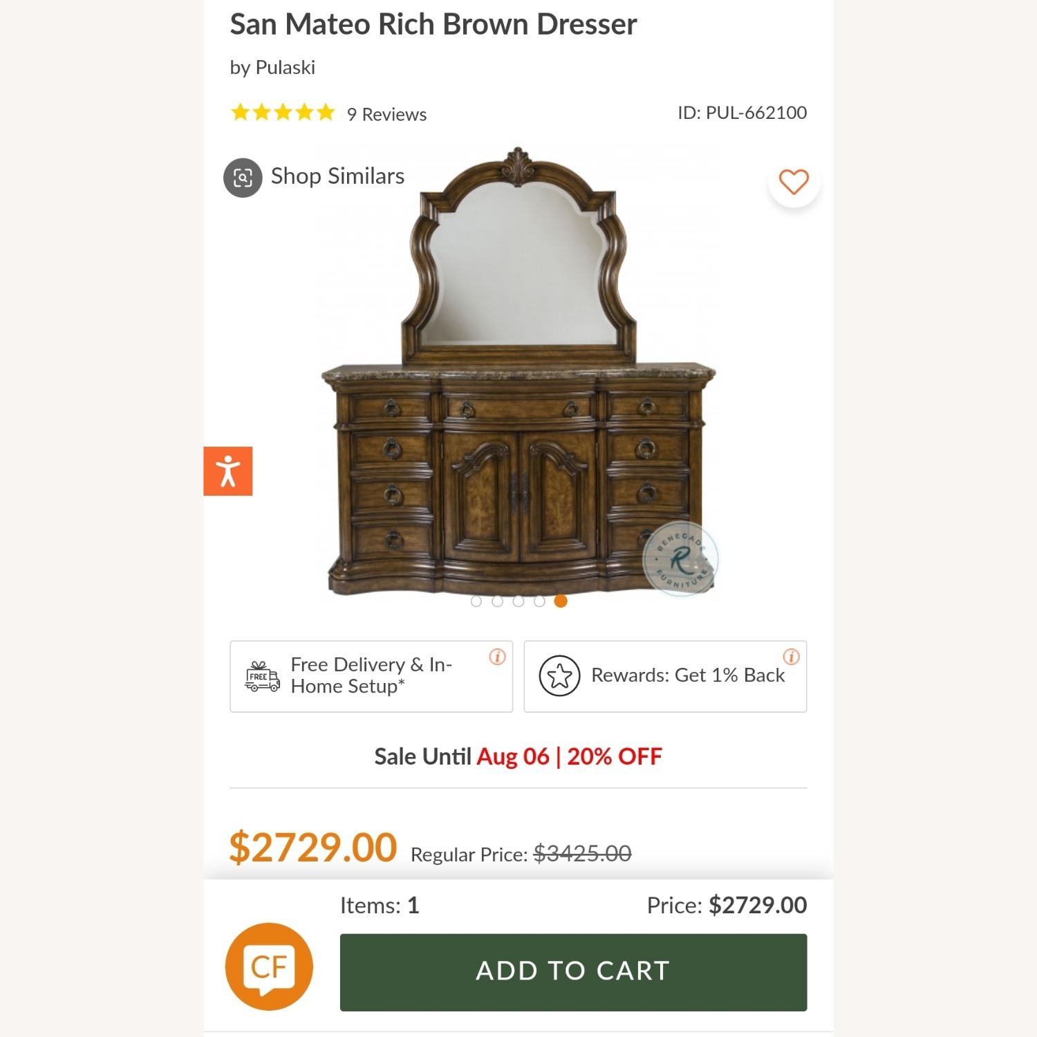 Pulaski Furniture Dark Brown Wood Dresser - image-4
