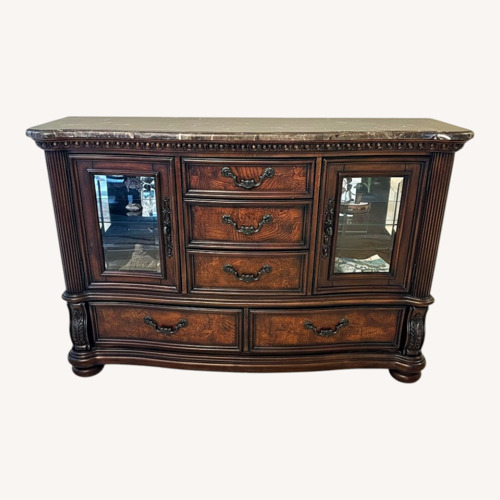 Used Dark Brown Wood Dresser for sale on AptDeco