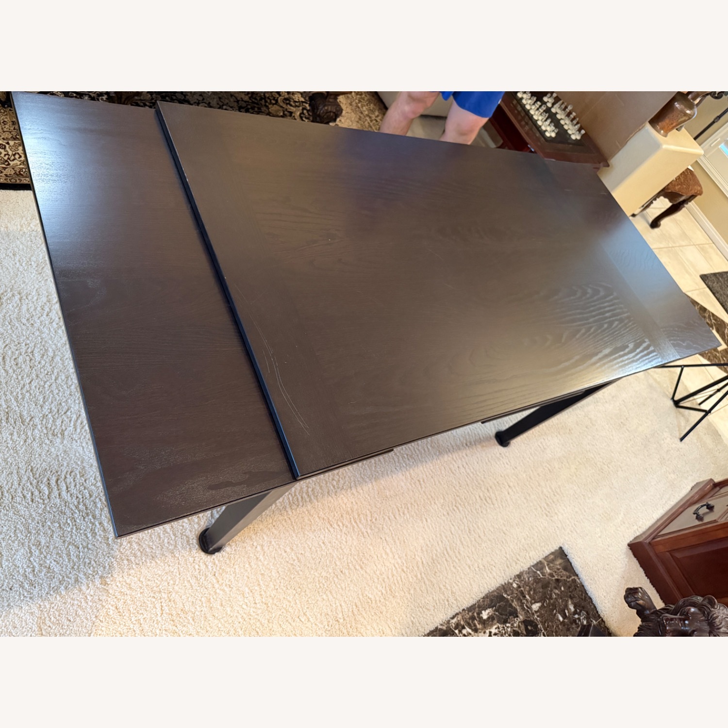 Dark Brown Dining Table - image-2