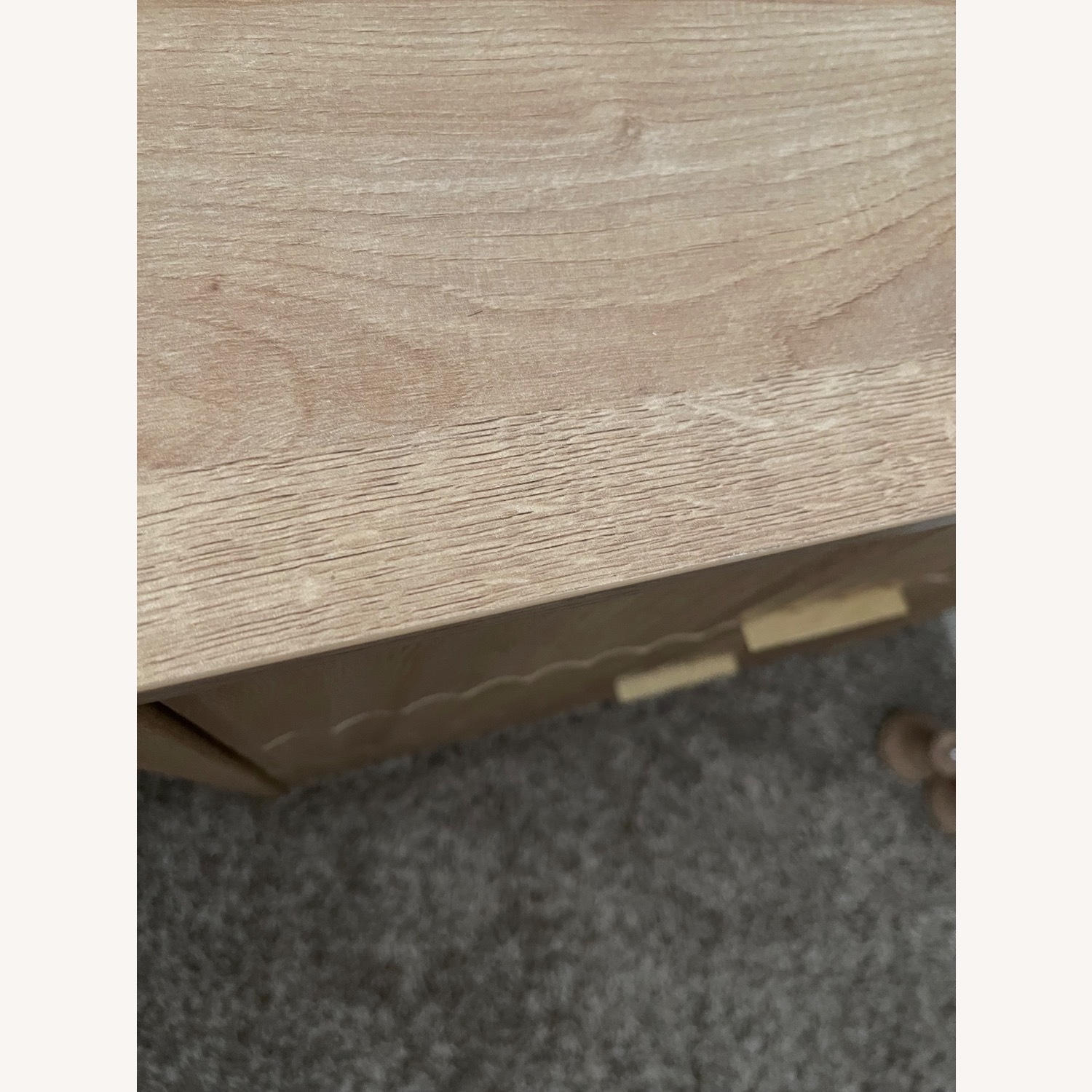 Modern Nightstand With 3 Drawers And Side Storage Shelves, Set of 2 - image-5