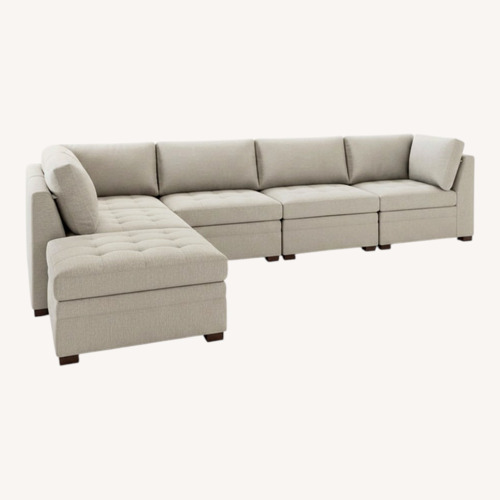 Used 6 piece Modular Sectional + Ottoman for sale on AptDeco