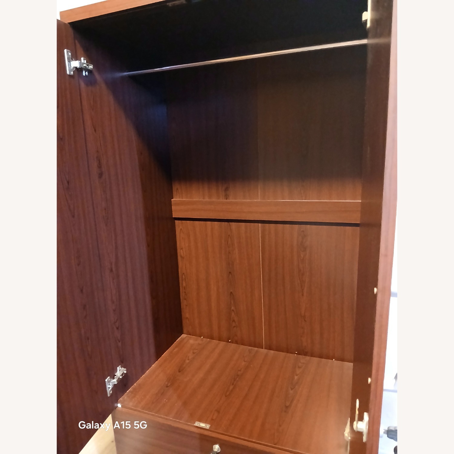 Red Wood Armoire - image-2