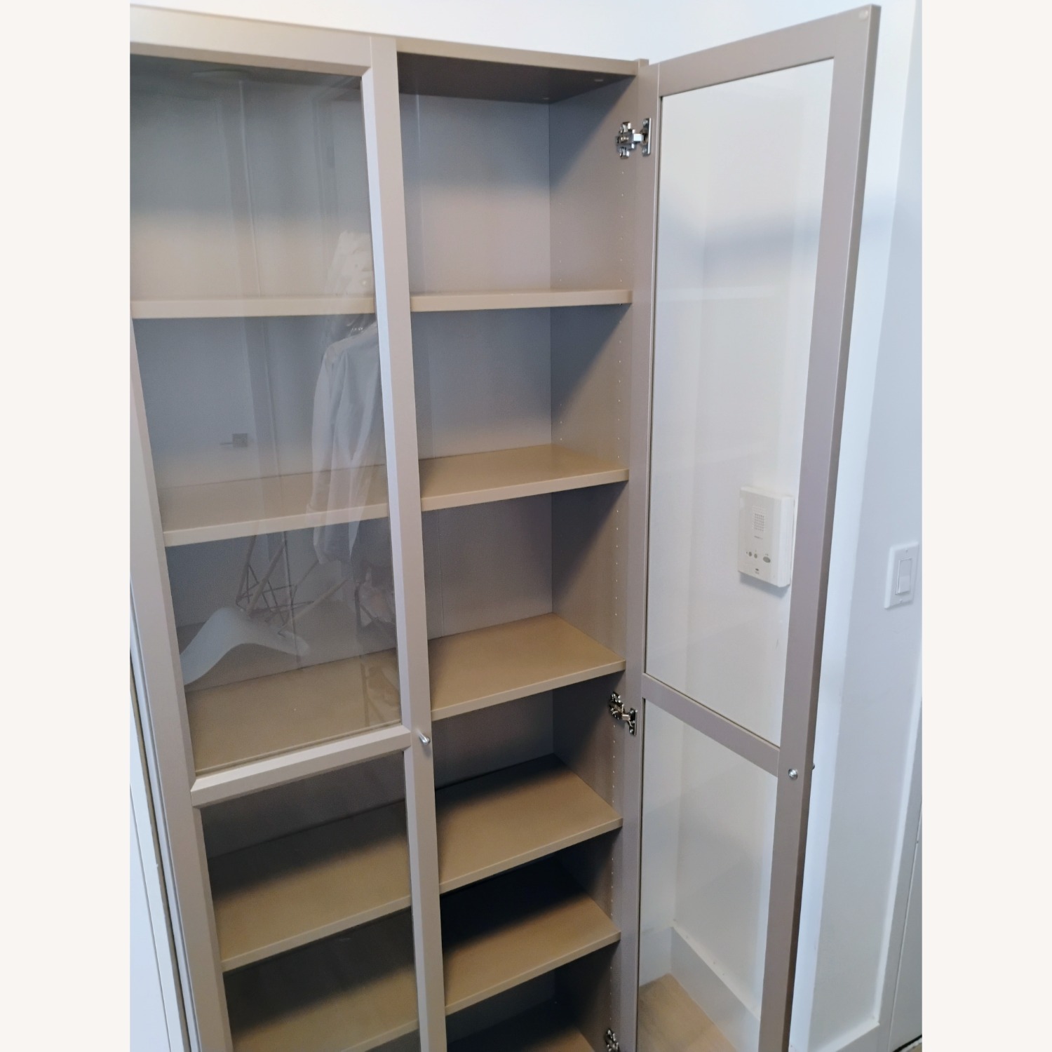 IKEA BILLY Bookcase with Glass Doors - image-3