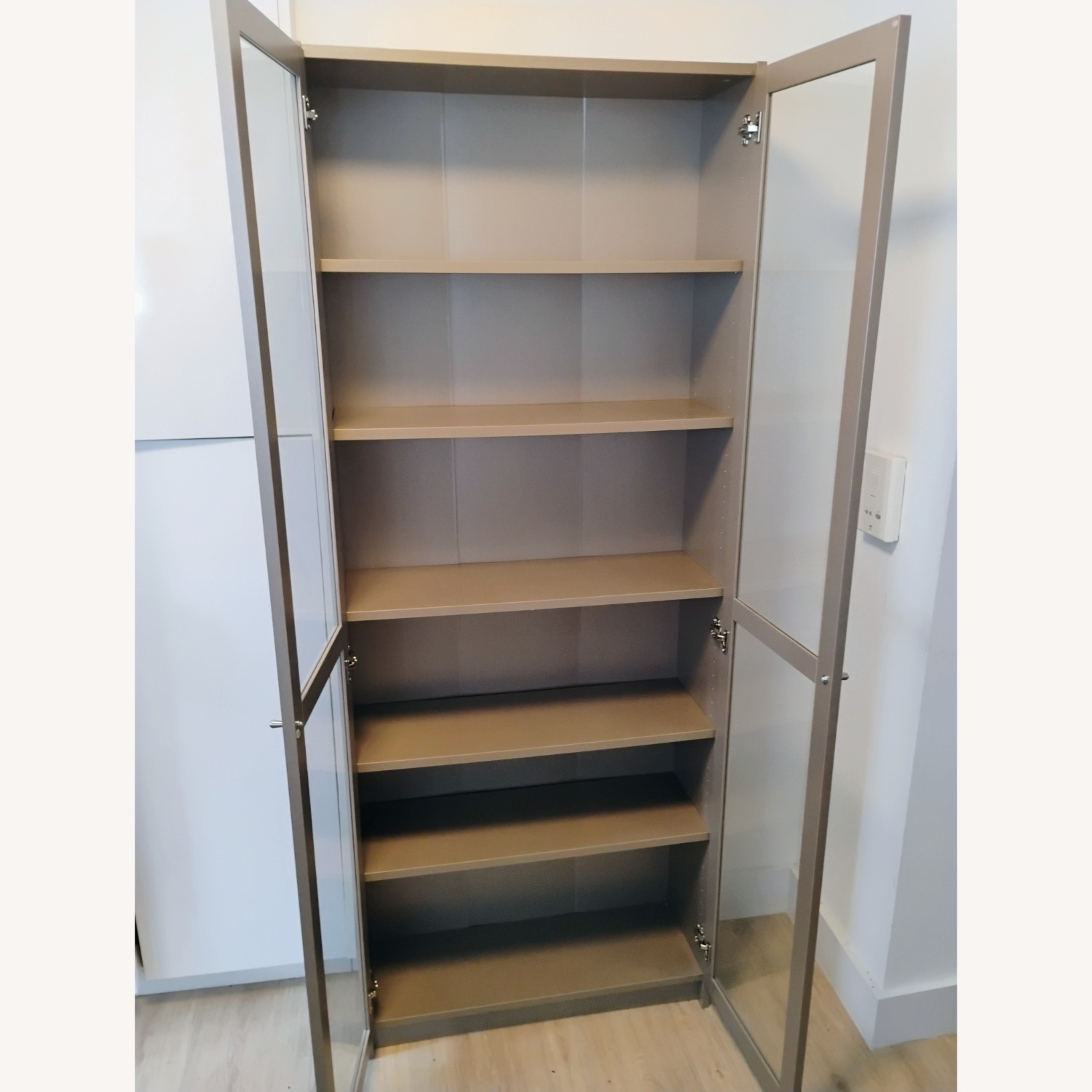IKEA BILLY Bookcase with Glass Doors - image-2