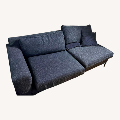 Used Blue 2 Piece Sectional for sale on AptDeco