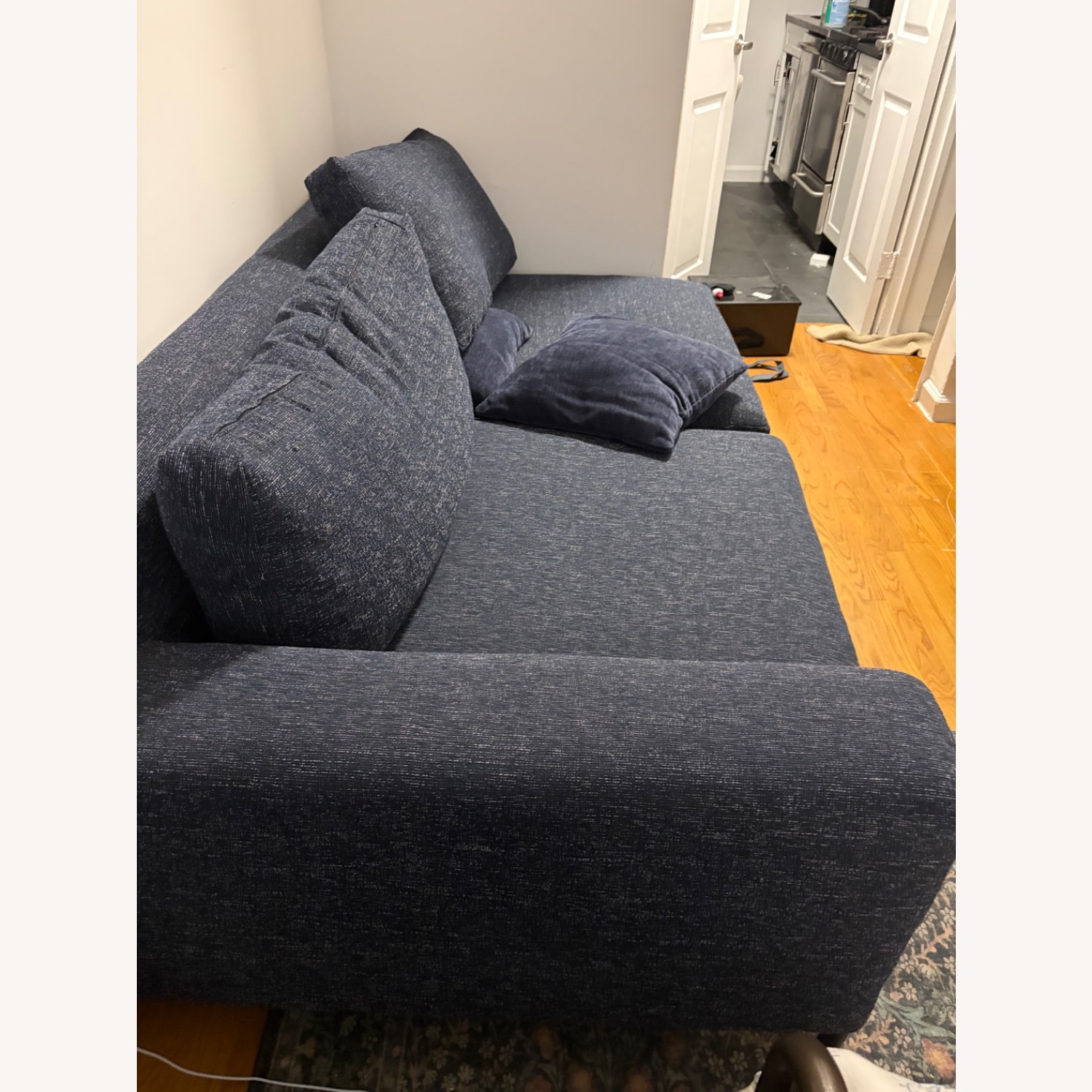 Blue 2 Piece Sectional - image-3