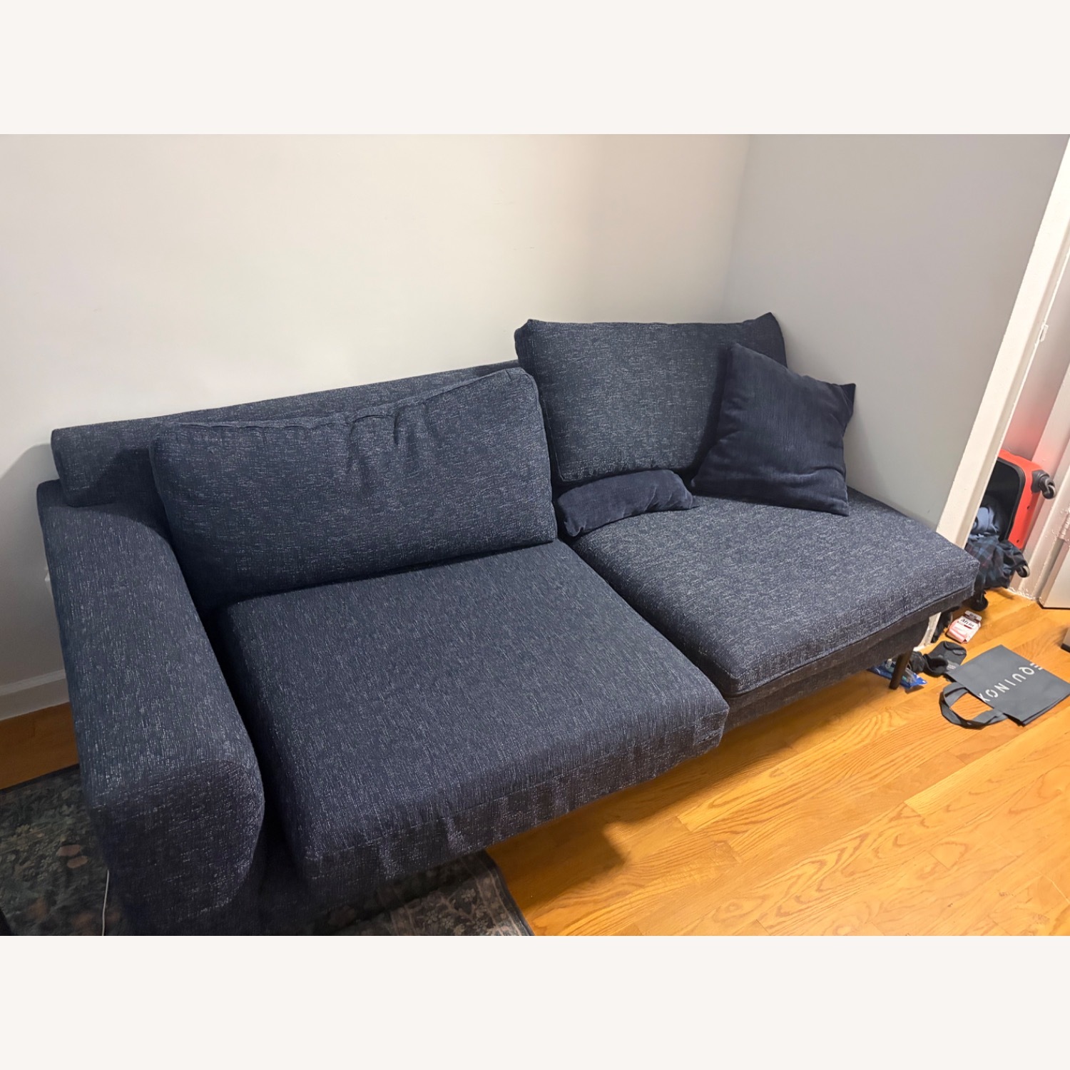 Blue 2 Piece Sectional - image-2