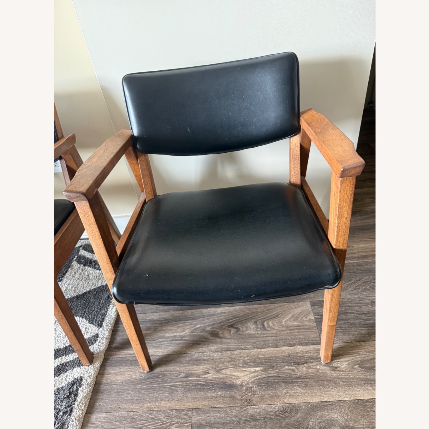 Black Wood Accent Chairs - image-2