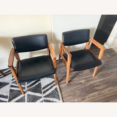 Used Black Wood Accent Chairs for sale on AptDeco