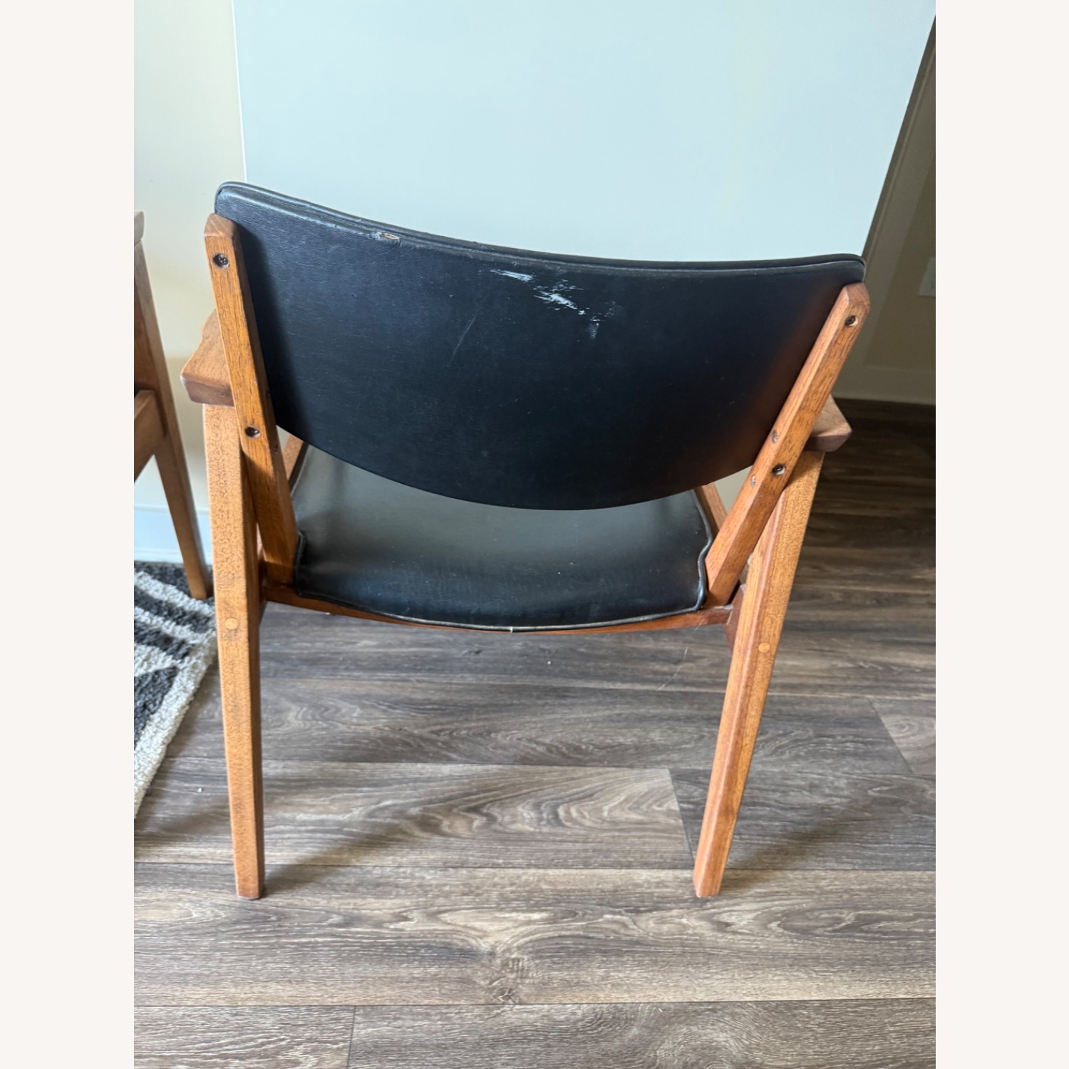 Black Wood Accent Chairs - image-4
