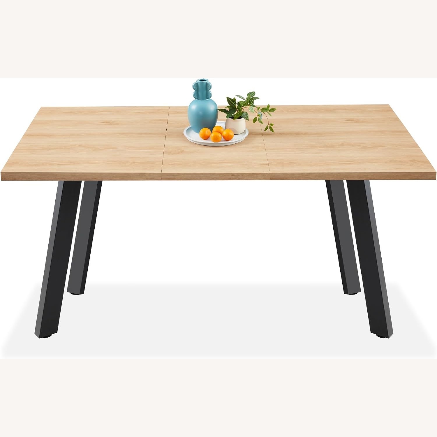 Extendable Dining Table 47 to 63in Table up to 6 - image-4