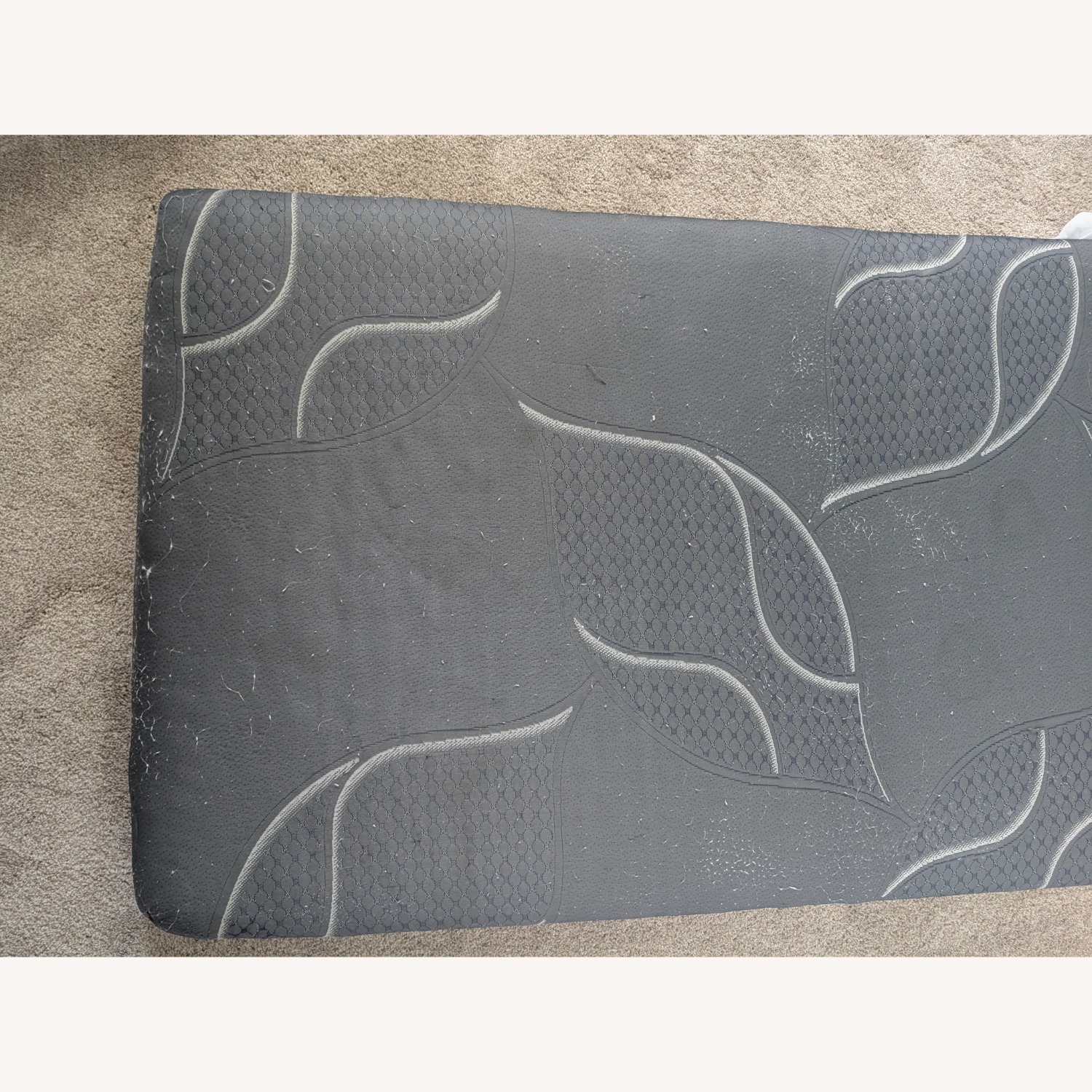 Light Gray Boucle Twin Bed - image-8