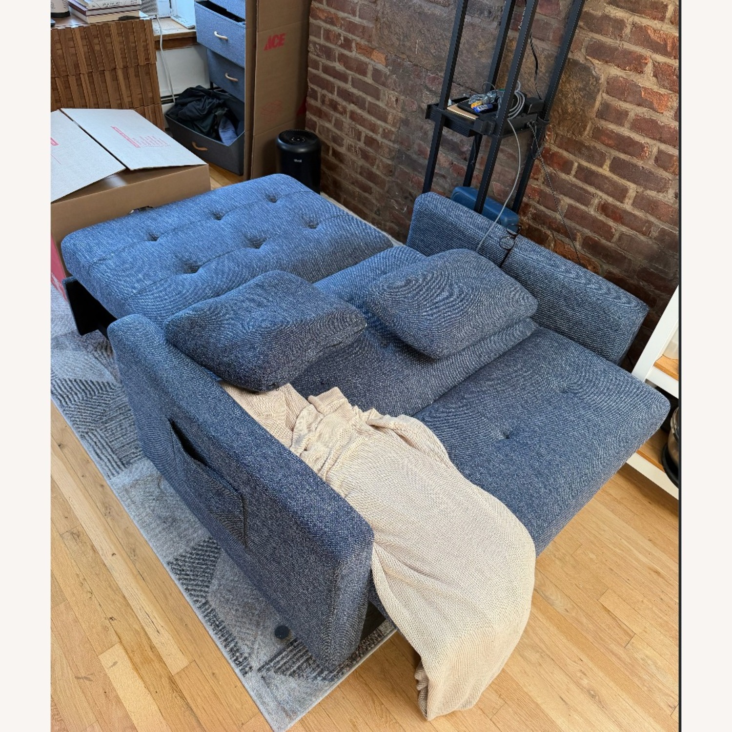 Wayfair Vadims Upholstered Recliner Sofa - image-3