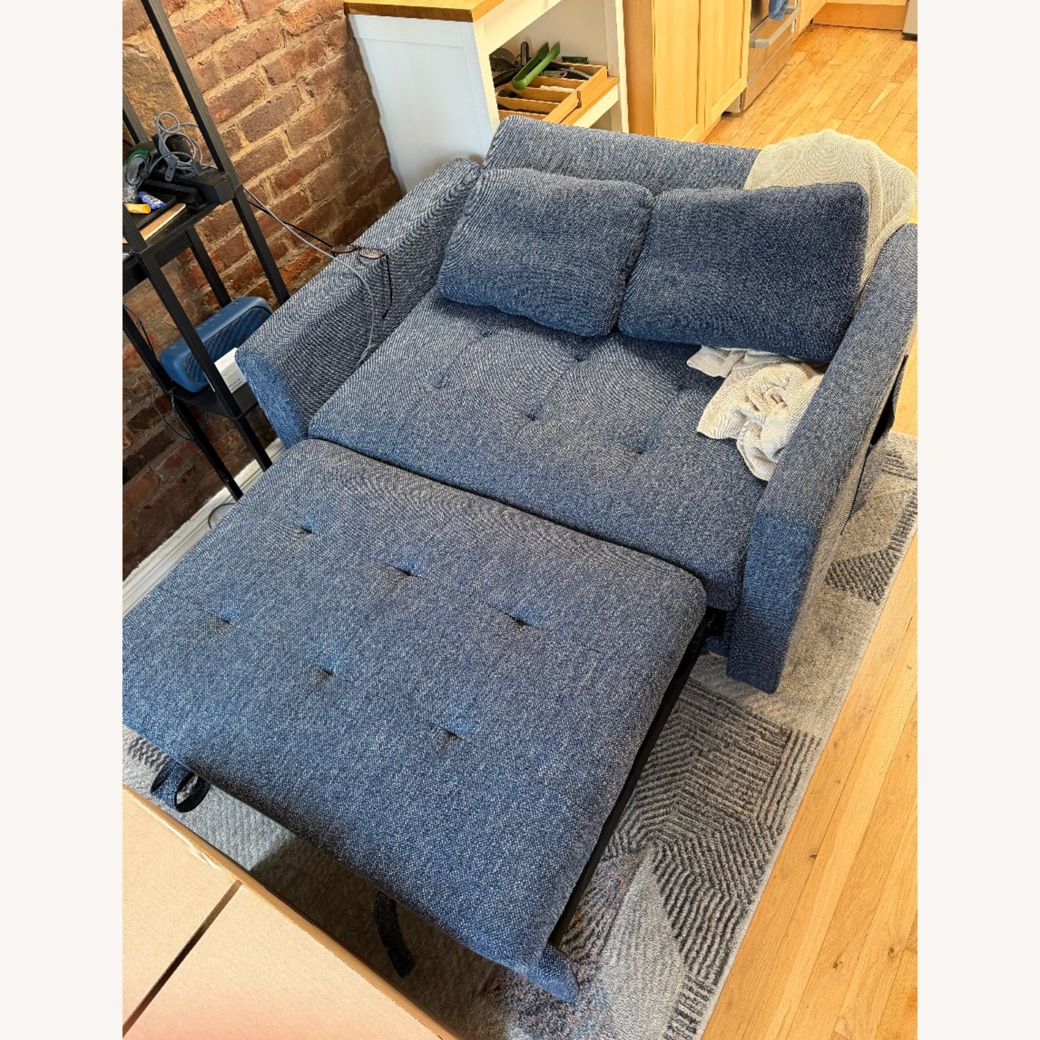 Wayfair Vadims Upholstered Recliner Sofa - image-4