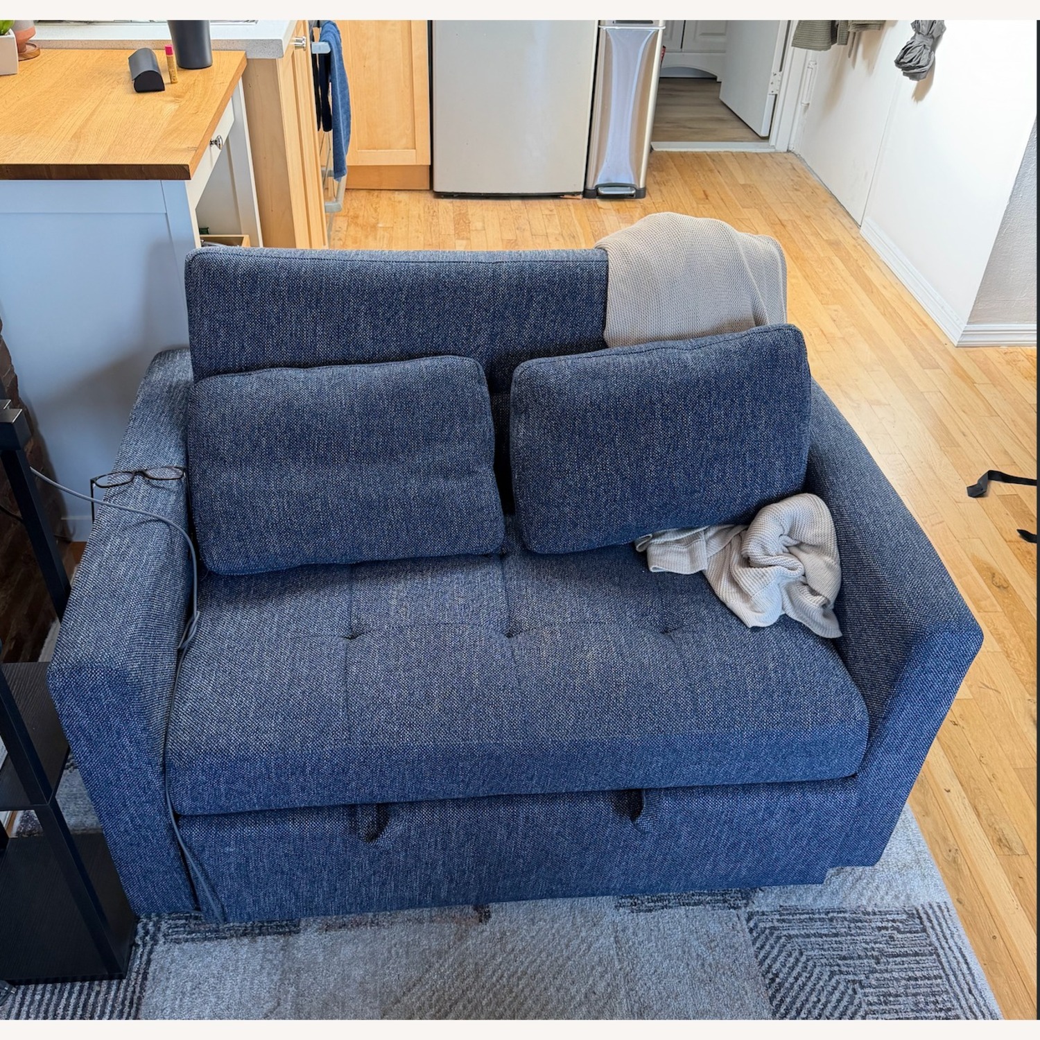Wayfair Vadims Upholstered Recliner Sofa - image-1