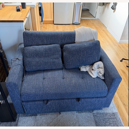 Used Wayfair Vadims Upholstered Recliner Sofa for sale on AptDeco