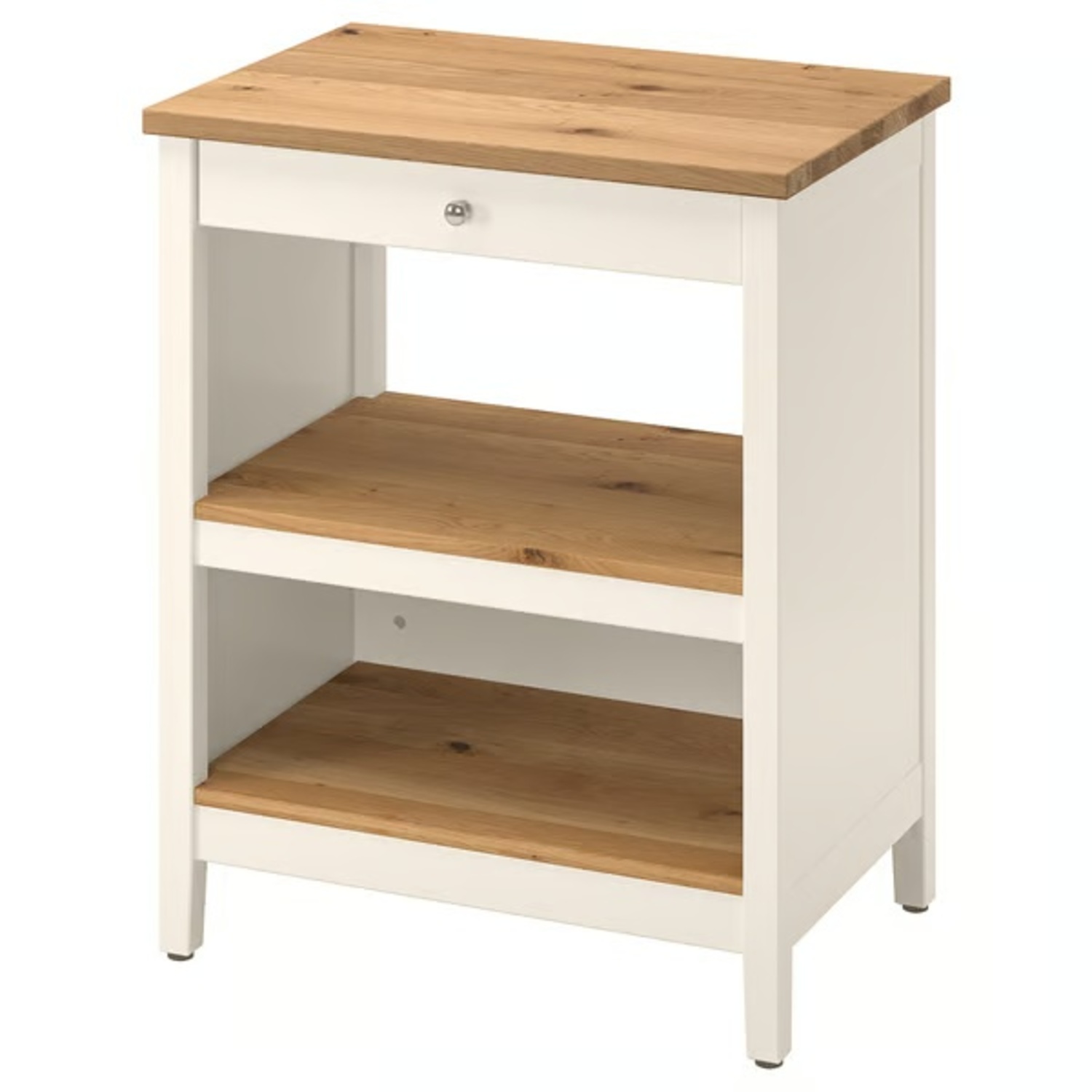 IKEA Light Brown Wood Kitchen Block - image-5