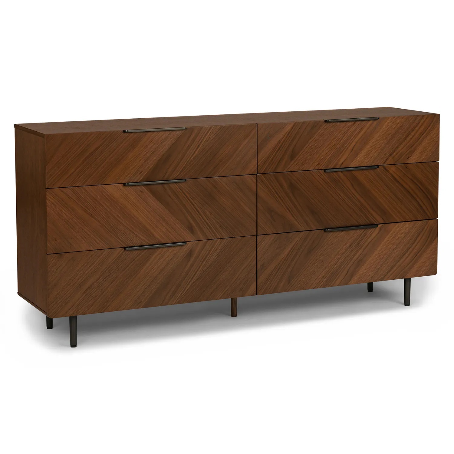 Article Nera 6-Drawer Double Dresser - Walnut - image-5