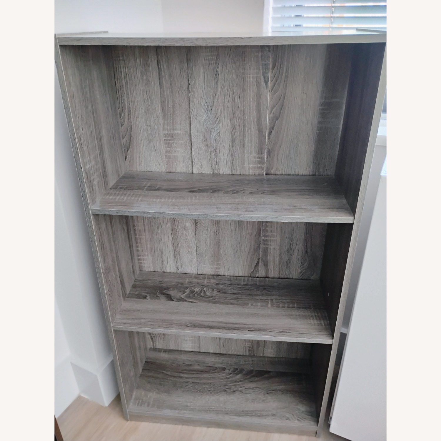 Ashley Furniture Light Gray Wood Bookcase - image-1