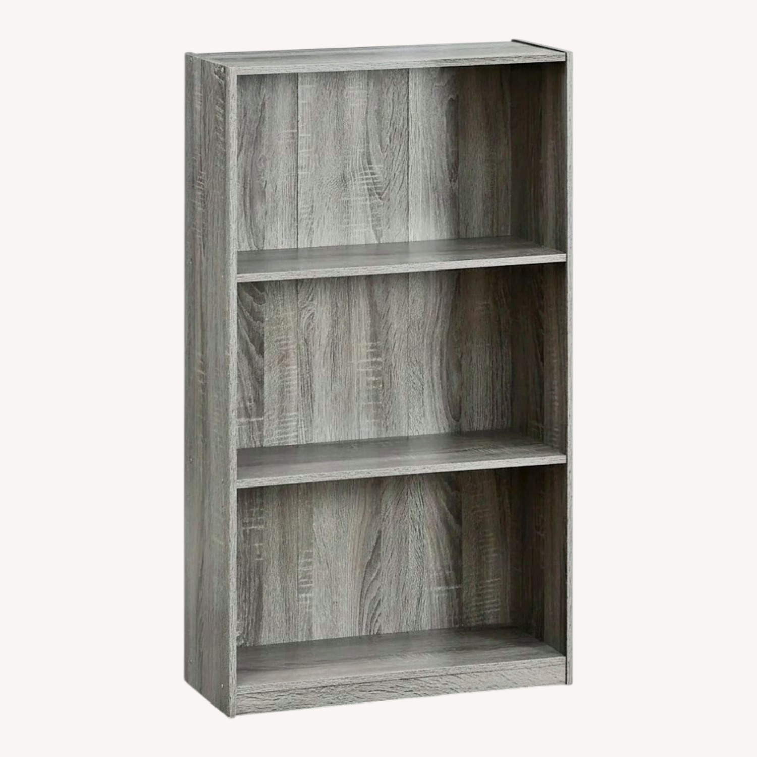 Ashley Furniture Light Gray Wood Bookcase - image-5