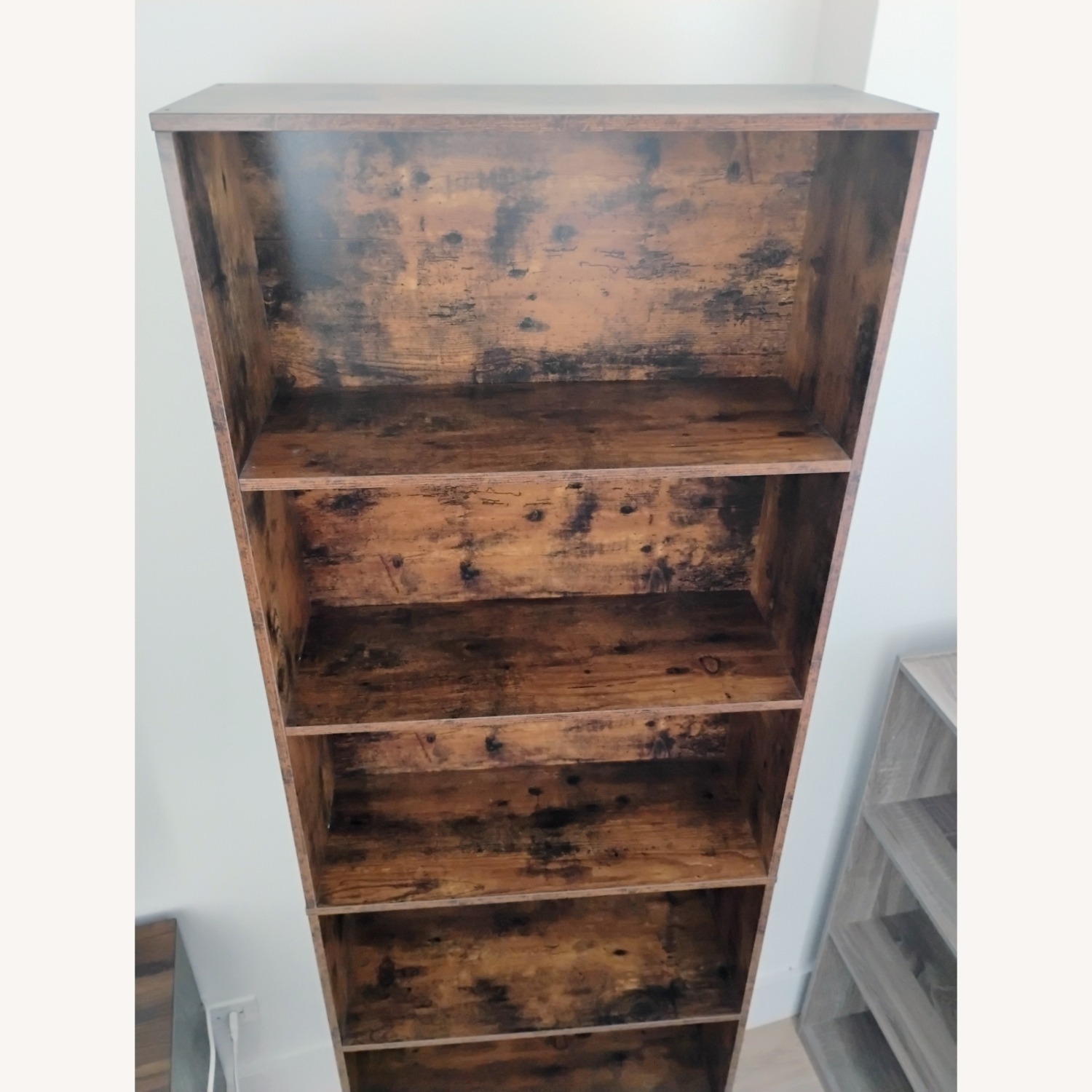 Modern Industrial 6-Tier Bookshelf - image-2