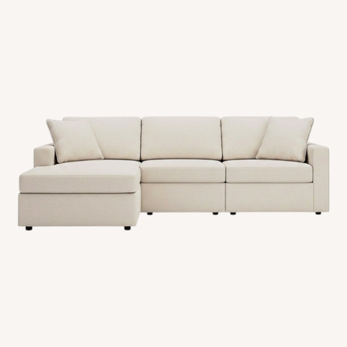 Used Hokku Designs 6-Seater Modular Sofa with 2 Detachable Ottomans for sale on AptDeco