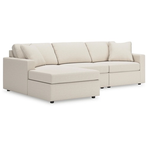 Used Hokku Designs 6-Seater Modular Sofa with 2 Detachable Ottomans for sale on AptDeco
