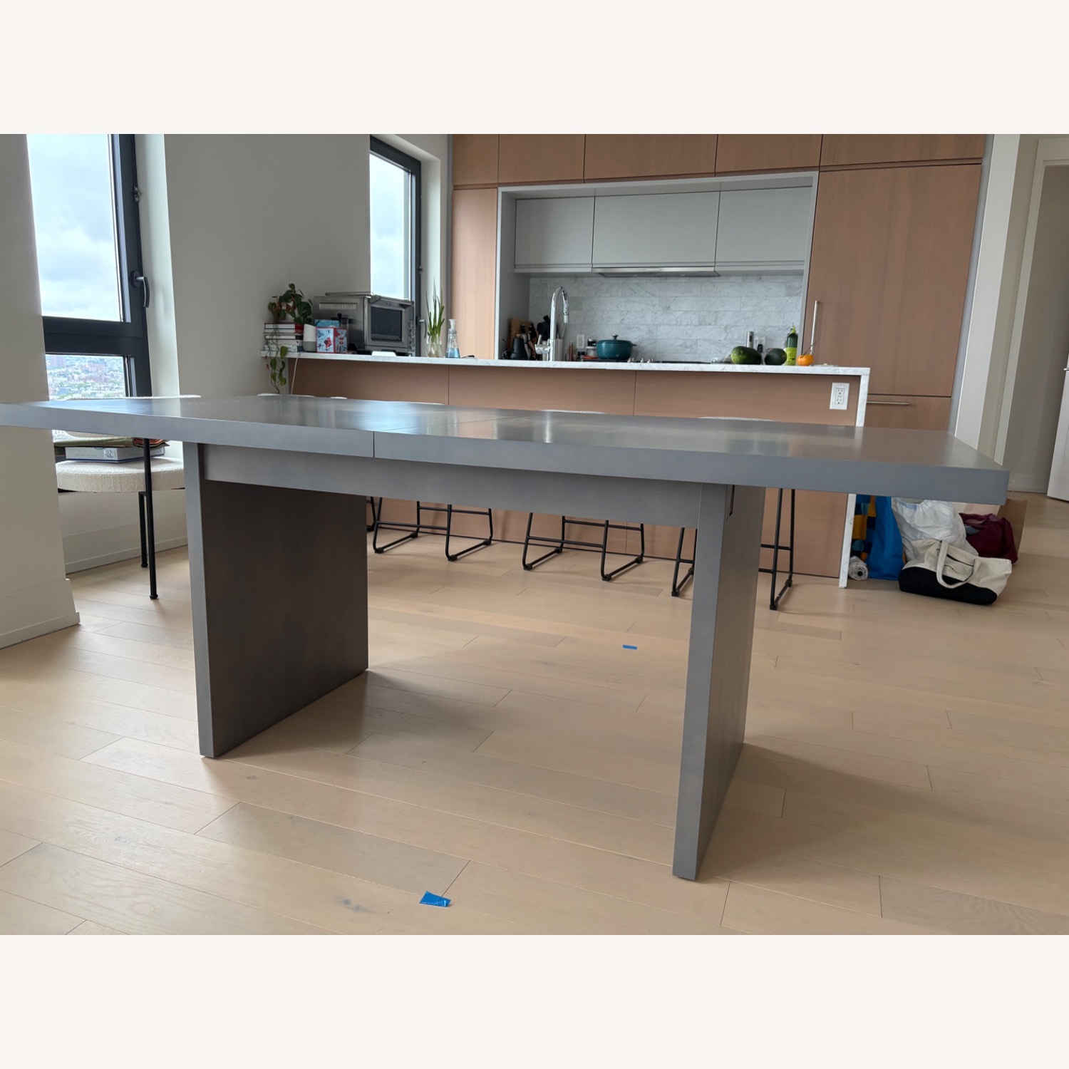 Room & Board Corbett Dark Gray Wood Dining Table - image-2
