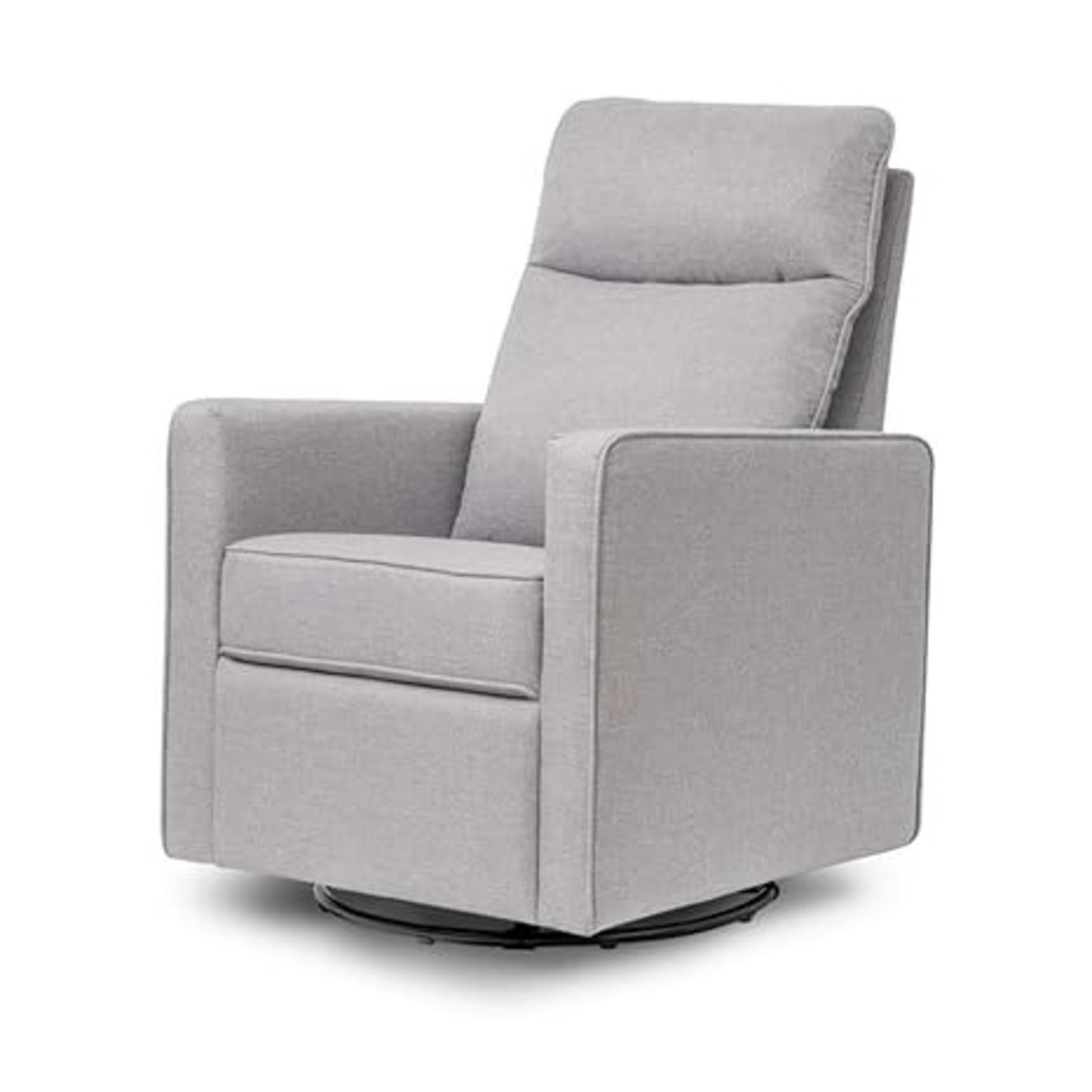 Davinci Light Gray Fabric Nursing Chair - image-5