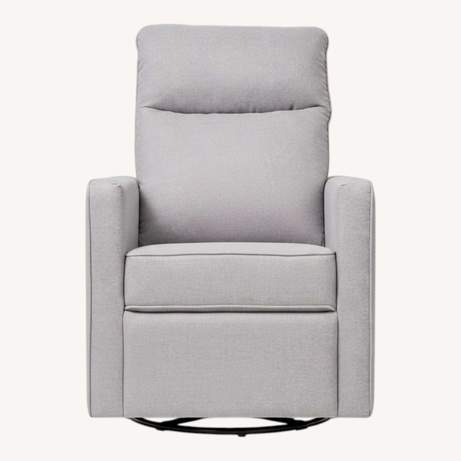 Davinci Light Gray Fabric Nursing Chair - image-0