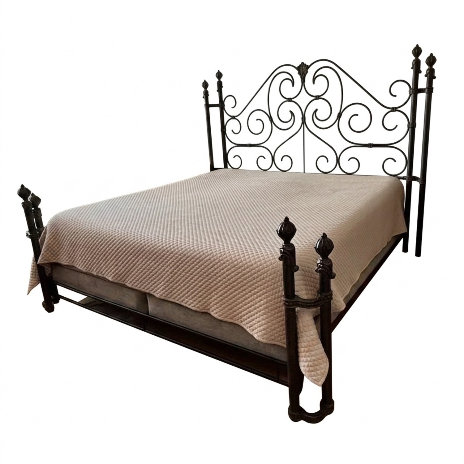 Wesley Allen Aberdeen King Size Iron Bed - image-2
