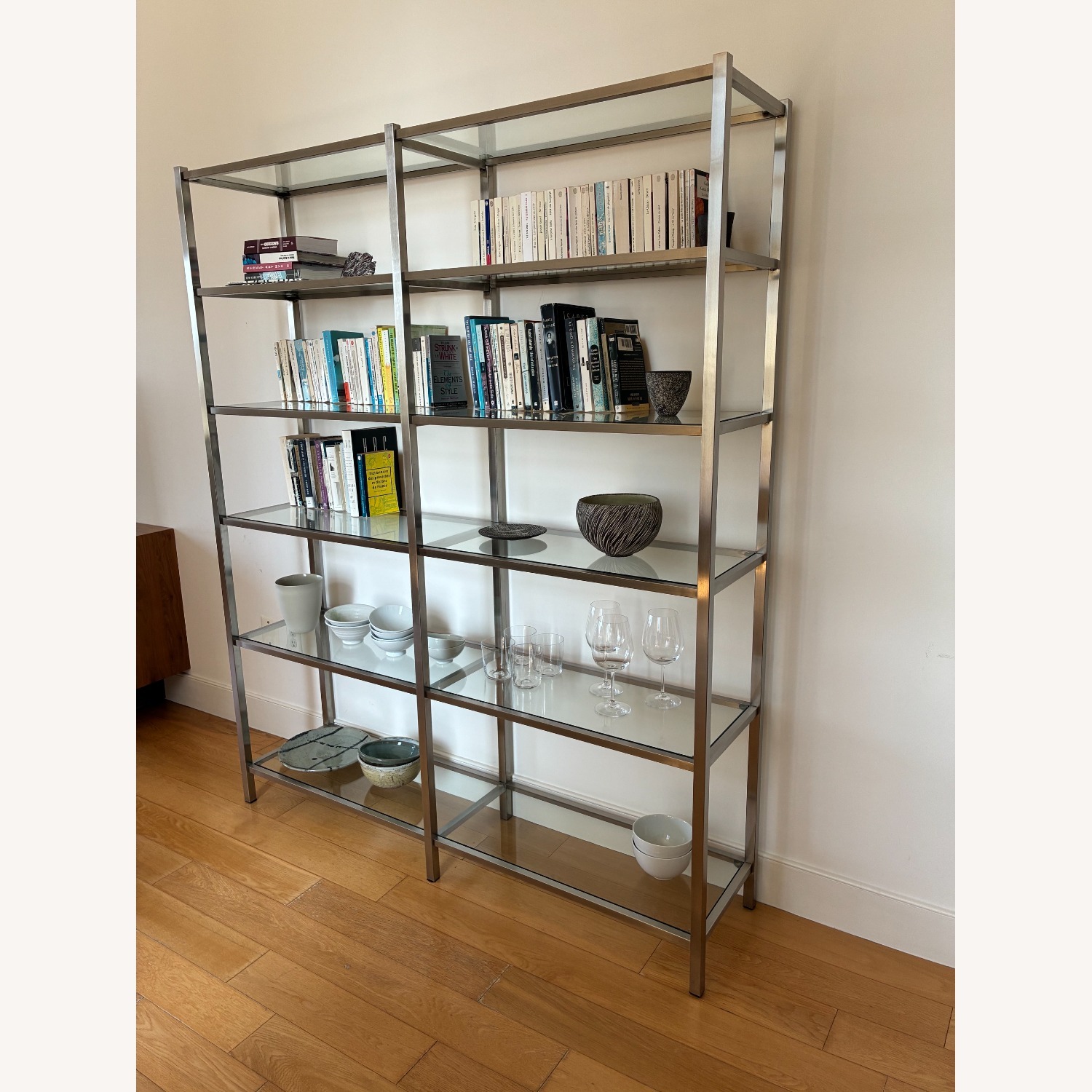 Room & Board Brixton Bookcase (Steel, Glass) - image-2